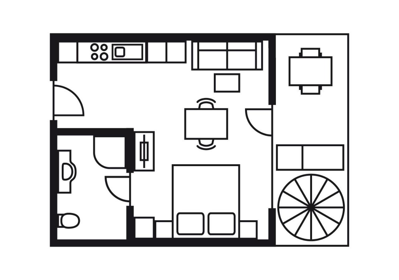 Appartement Tschivon 思科纳 外观 照片