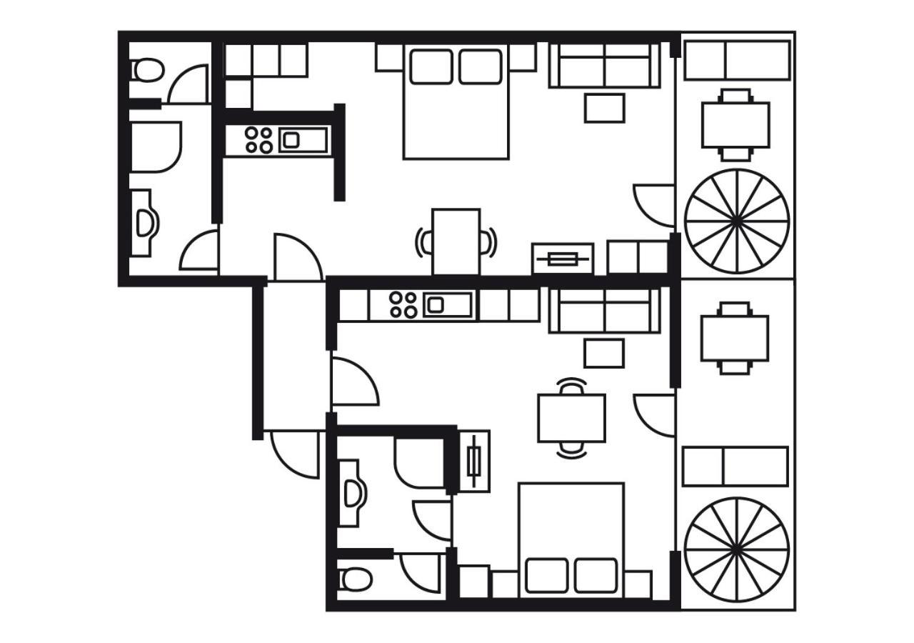 Appartement Tschivon 思科纳 外观 照片